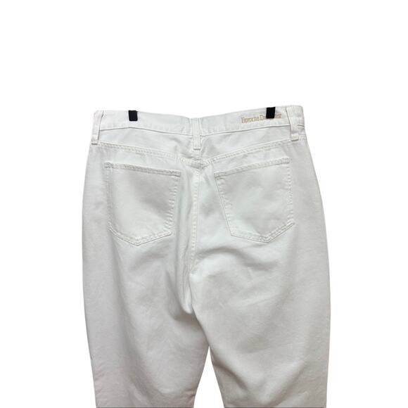 Favorite Daughter The Tommy Mid Rise Boyfriend Jean Size 31‎ White Anthropologie - Picture 14 of 16